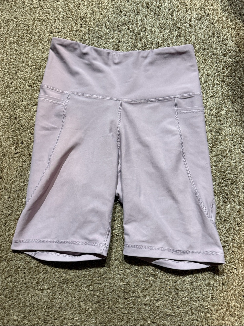 Old Navy Light Pink High-Waist Bike Shorts